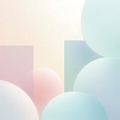 Pastel Geometric Shapes