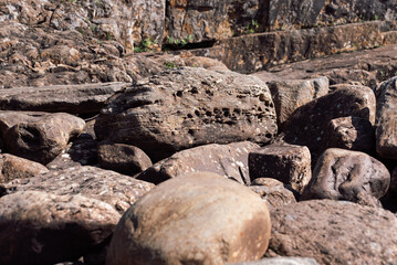 natural background of stone texture detailed close up