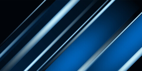 Art & IllustrationLuxury abstract diagonal platinum lines on the blue background.