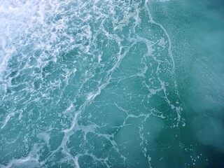 Sea blue water surface