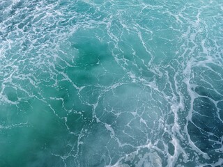 Sea blue water background