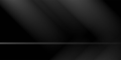 Abstract futuristic dark black background with waved design. Realistic 3d wallpaper with luxury flowing lines.