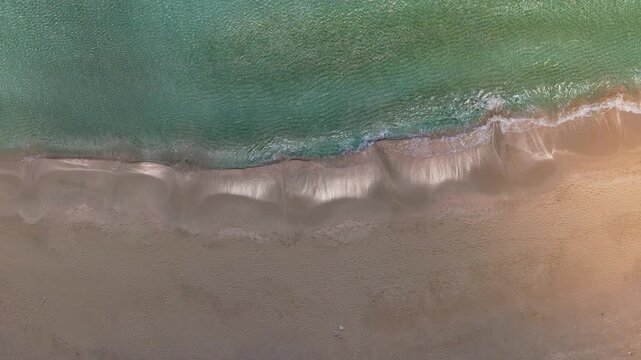 Greece Peloponnese Elafonisos Island Simos Beach Drone Footage