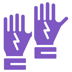 Wired Gloves Vector Icons