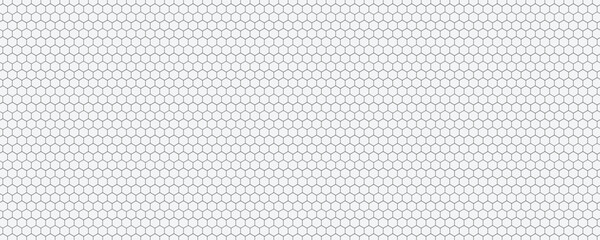 Honeycomb mosaic hexagons background. Black honeycomb on a white background. Plain hexagon grid with bold cells. Hexagon cells. EPS vector illustration