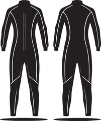 man in a black dress and a man in a business suit Vector illustration of a standing 