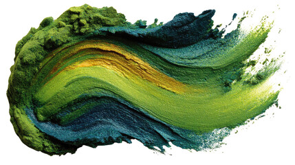 Vibrant Strokes: a visually captivating display of interwoven strokes of colorful hues, each representing an element.