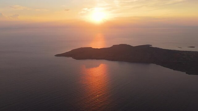 Greece Peloponnese Elafonisos Island Simos Beach Drone Footage
