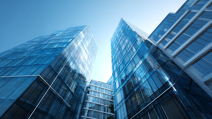 A tall building with a blue sky and white clouds
