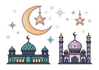 Fototapeta premium High-Quality Pixel Art Collection : Trendy, Versatile & Top-Selling Designs