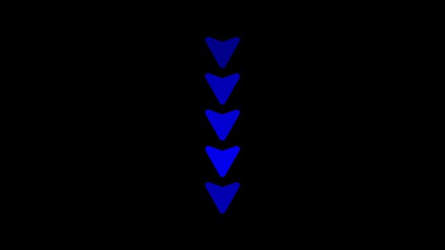 Down Arrow Animation &ndash; Alert and Download Symbol