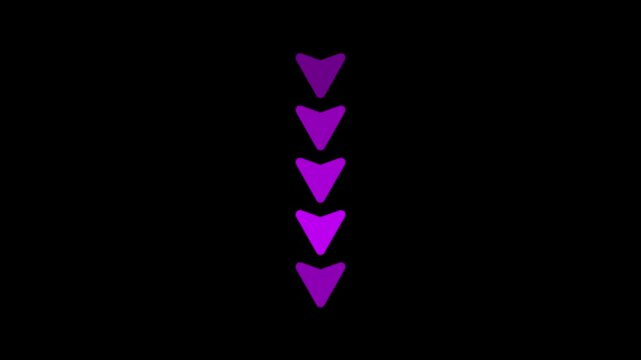 Down Arrow Animation &ndash; Alert and Download Symbol