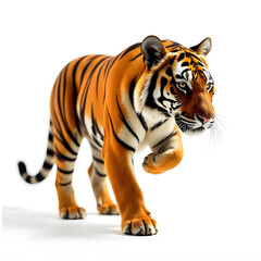 Fototapeta premium Tiger isolated on white background