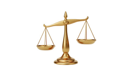 Golden Scales of Justice Law and Balance Symbol of Fairness Ethics Morality and Equilibrium in Finance and Legal Concepts