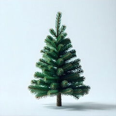 Christmas tree isolated on white background