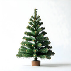 Christmas tree isolated on white background