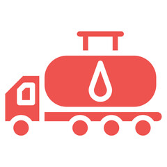 Water Tanker Vector Icons