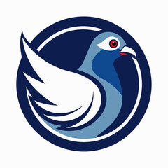 Obraz premium Vector illustration in simple hand drawn and linocut style - natural print, poster or logo design template - spring illustration - birds