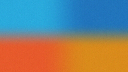 Vibrant gradient of blue and orange with subtle texture and grainy effect