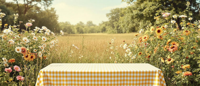 Summer autumn table
