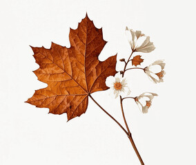 Tranquil Foliage dry leaves The most beautiful leaves isolated watercolor vector illustration svg