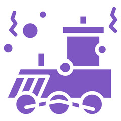 Christmas Train Vector Icons