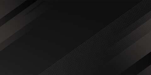 Black background design with soft geometric lines.dark background with energy pattern.eps10