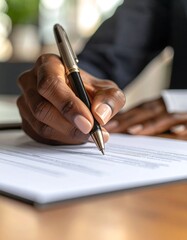 Person signing documents
