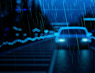 Futuristic Abstract Technology Background


