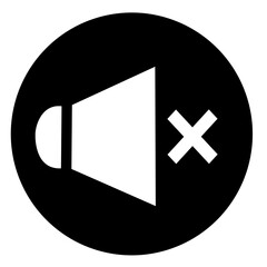 mute sound icon