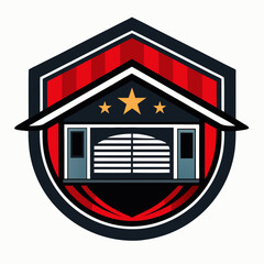 Vector logo of car parts, auto repair