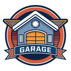 Vector logo of car parts, auto repair