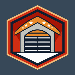 Vector logo of car parts, auto repair