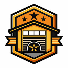 Vector logo of car parts, auto repair