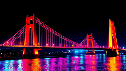 golden gate bridge at night