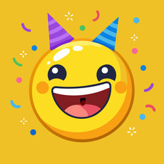 World Smile Day poster. Vector