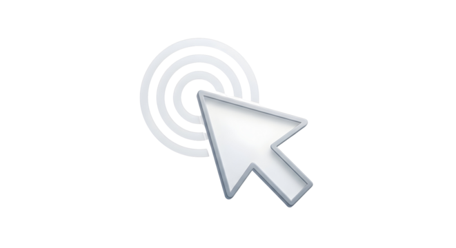 Arrow Cursor Targeting Graphic Icon for Digital Focus UX Solutions