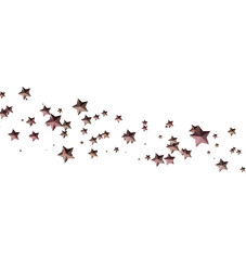 Beautiful rose gold stars scattered on white background. Perfect for celebrations, invitations, and more.