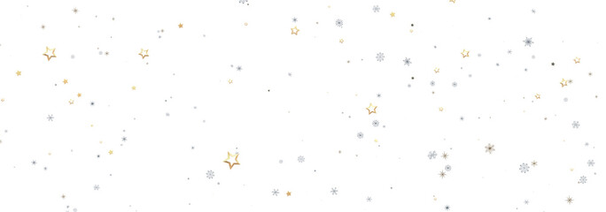 Elegant design with gold and silver stars perfect for holidays, celebrations, and more.