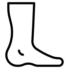 Foot icon vector illustration