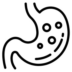 Stomach icon vector illustration
