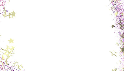 Elegant background with gold stars and glitter perfect for holidays or celebrations.