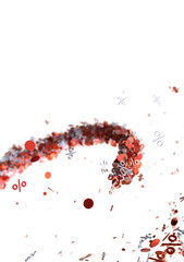 Abstract background with red percentage symbols. Perfect for sales, discounts, and promotions.