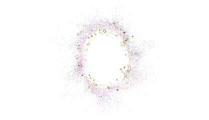 Sparkling star border, perfect for holiday cards, invitations, or social media.