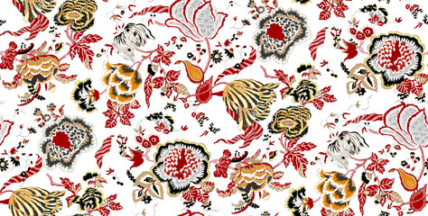 seamless pattern with flowers
