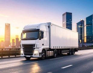 truck logistics mock up