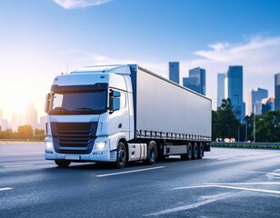 truck logistics mock up