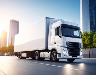 truck logistics mock up