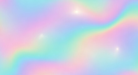 Dreamy pastel holographic background for modern designs and trendy creative projects, perfect for social media