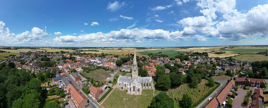 Patrington is a large village and civil parish in the East Riding of Yorkshire, England, in an area known as Holderness, 9 miles (14 km) south-east of Hedon